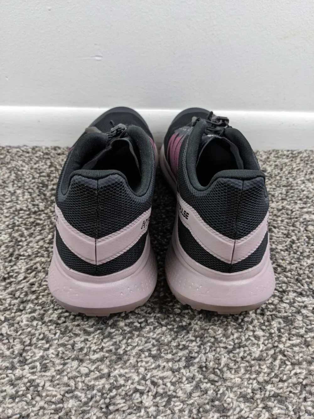 Salomon Hypulse Trail Running Sneakers Womens 10 Purple Black Lace Up Shoes
